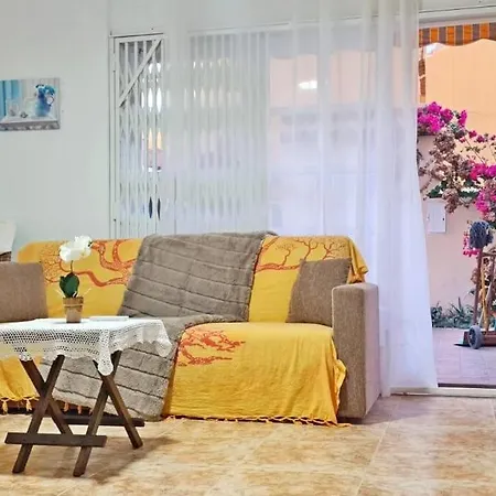 דירה Mar Azul Primera Linea De Mar, Casa Privada Con Patio Y Solarium 