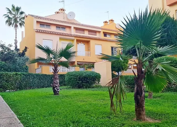 Mar Azul Primera Linea De Mar, Casa Privada Con Patio Y Solarium 