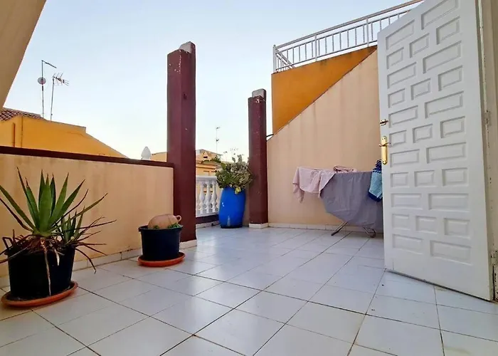 Apartamento En primera línea de mar, casa,patio solarium La Bugamvulla Torrevieja